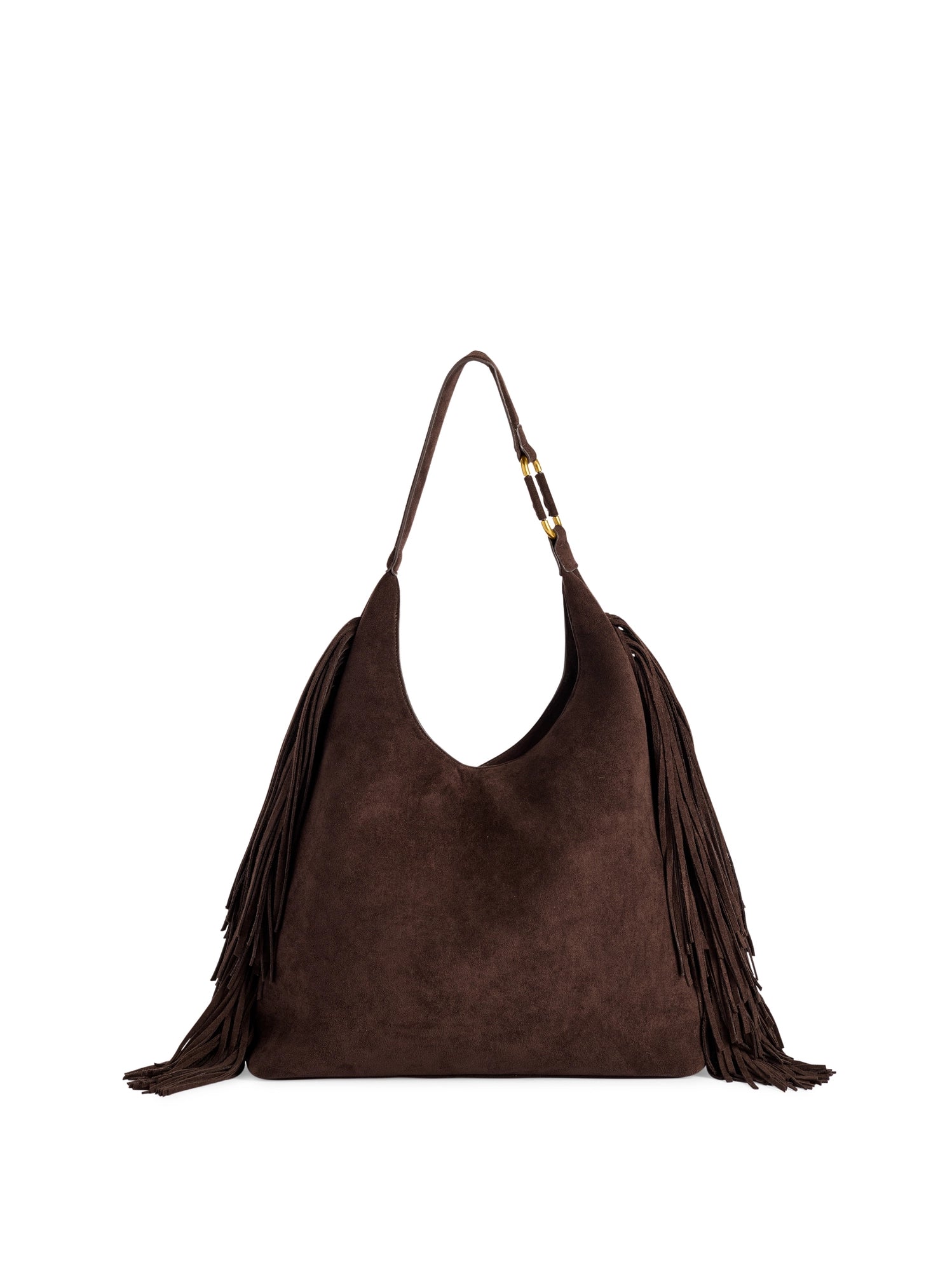 Janis Fringe Hobo Bag - Chocolate-130 ACCESSORIES-SHIRALEAH-July & June Women's Fashion Boutique Located in San Antonio, Texas