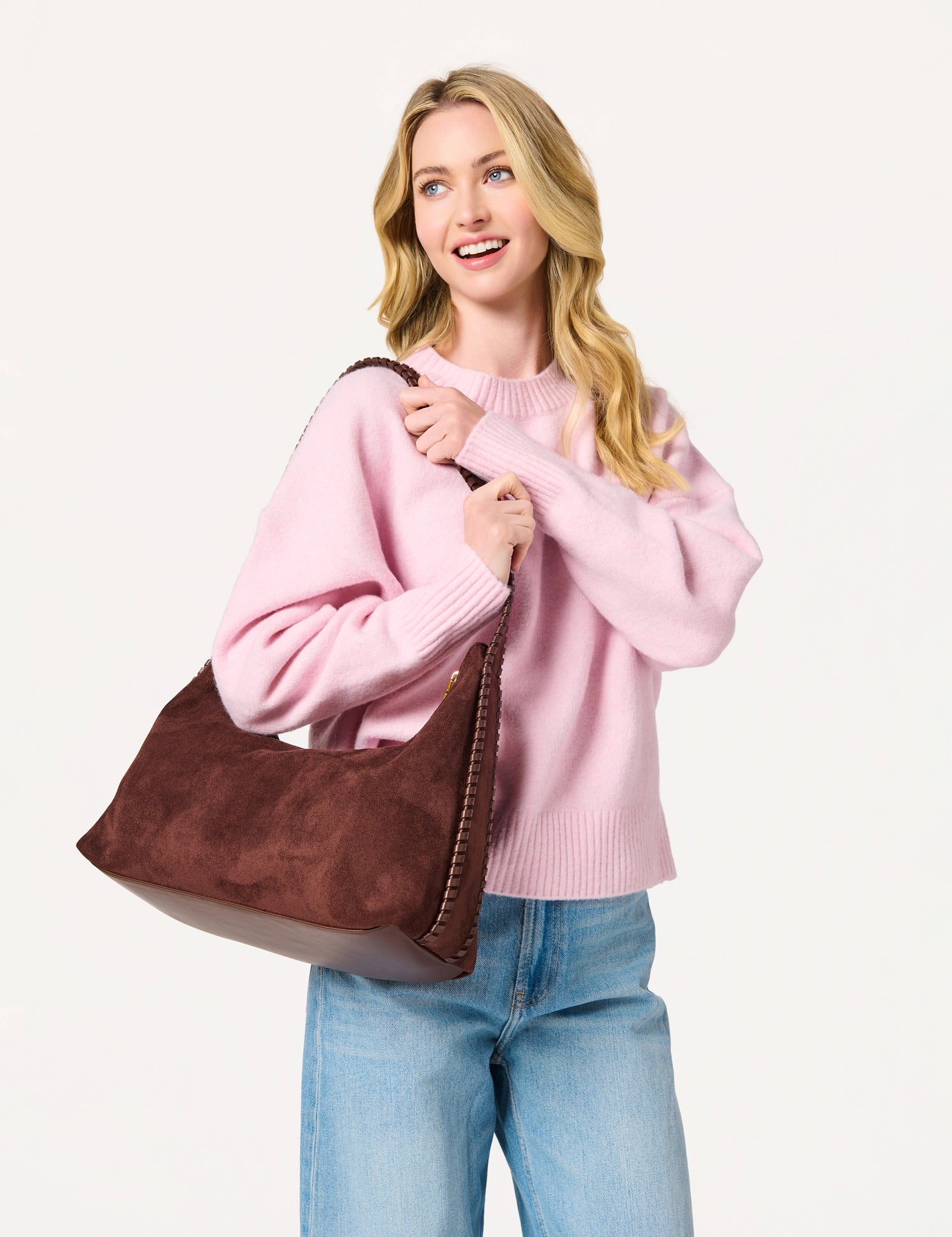 Paige Hobo Bag - Chocolate-130 ACCESSORIES-SHIRALEAH-July & June Women's Fashion Boutique Located in San Antonio, Texas