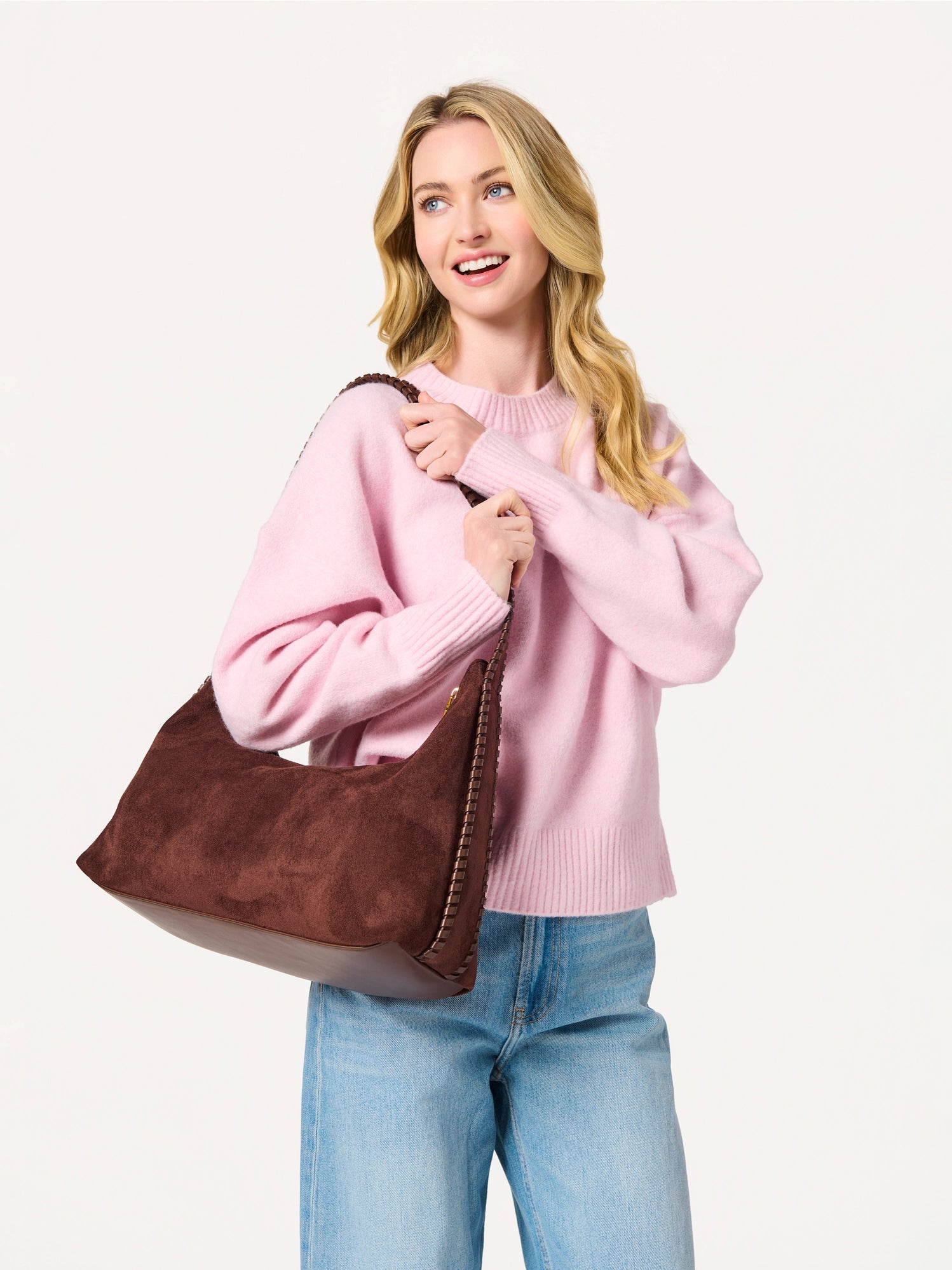 Paige Hobo Bag - Chocolate-130 ACCESSORIES-SHIRALEAH-July & June Women's Fashion Boutique Located in San Antonio, Texas