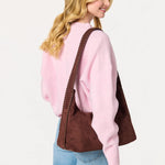 Paige Hobo Bag - Chocolate-130 ACCESSORIES-SHIRALEAH-July & June Women's Fashion Boutique Located in San Antonio, Texas