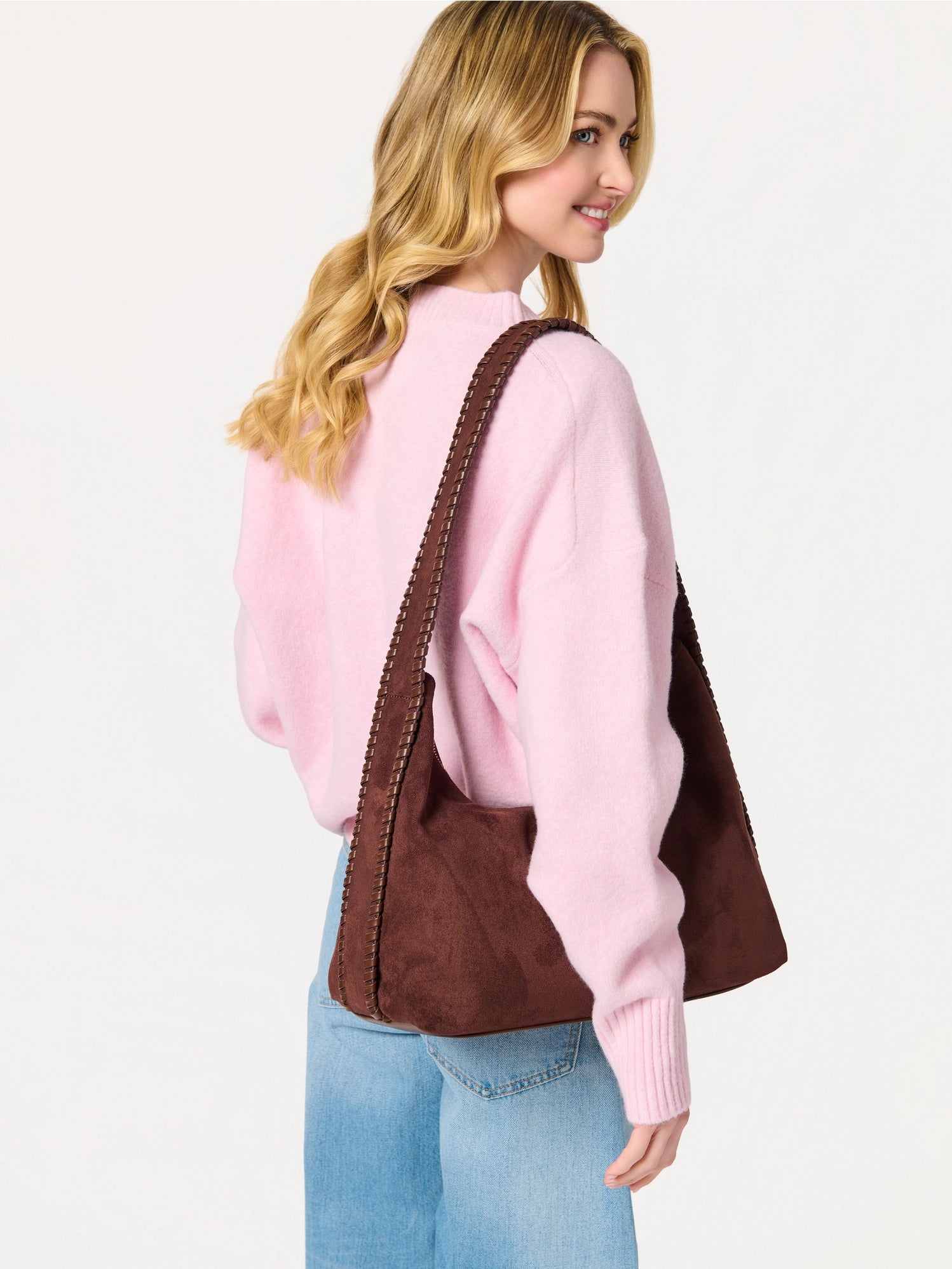 Paige Hobo Bag - Chocolate-130 ACCESSORIES-SHIRALEAH-July & June Women's Fashion Boutique Located in San Antonio, Texas