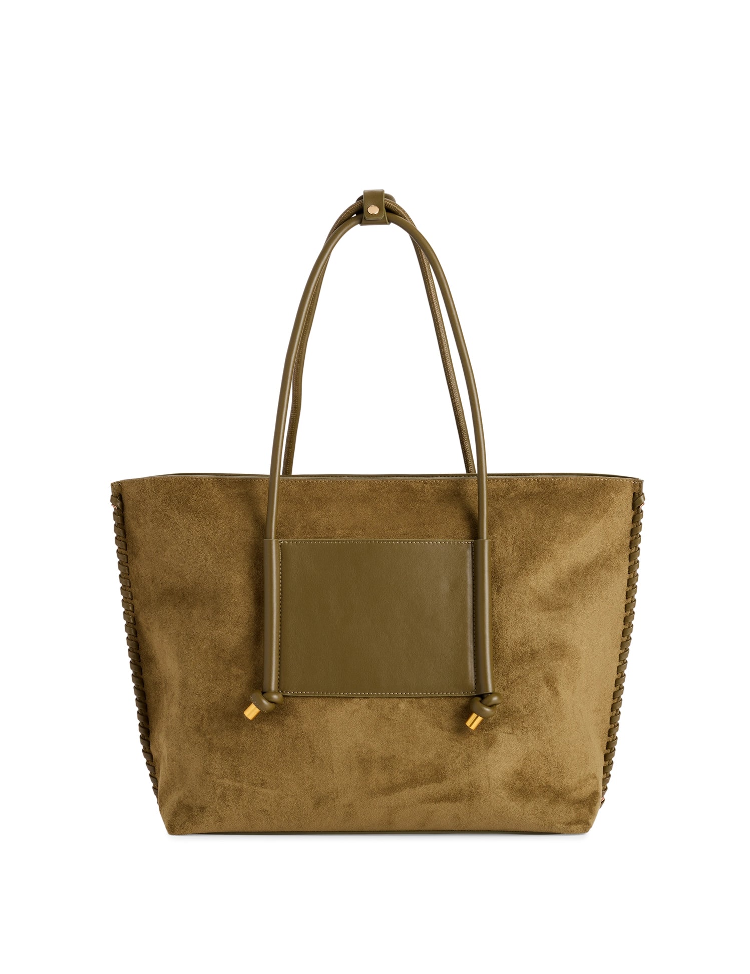 Paige Suede Tote Bag - Olive-130 ACCESSORIES-SHIRALEAH-July & June Women's Fashion Boutique Located in San Antonio, Texas