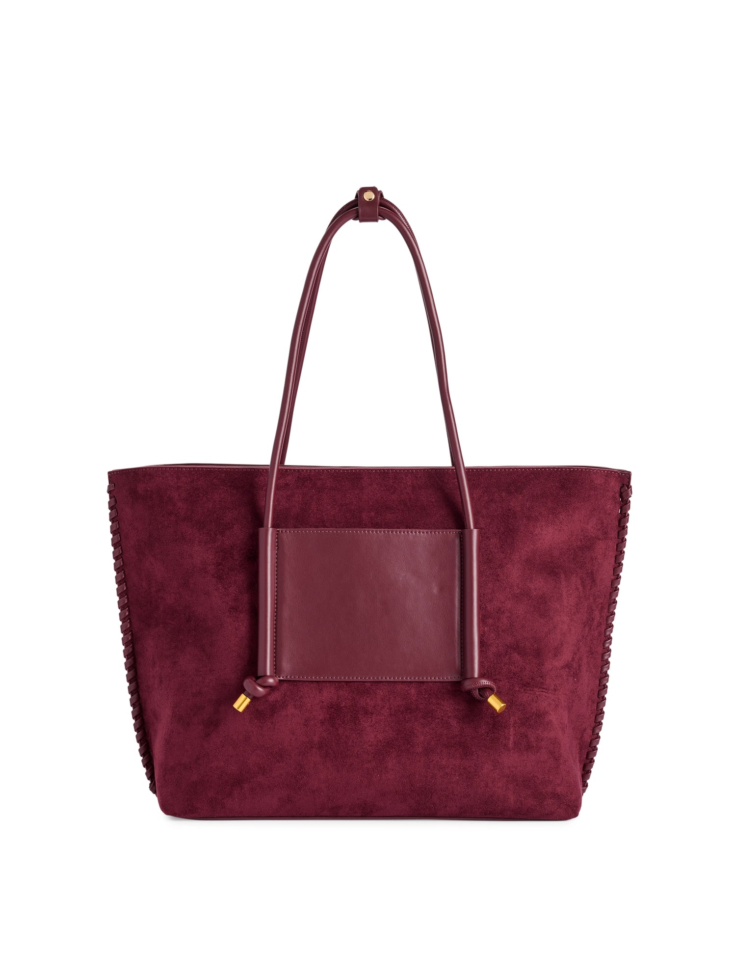 Paige Suede Tote Bag - Wine-130 ACCESSORIES-SHIRALEAH-July & June Women's Fashion Boutique Located in San Antonio, Texas