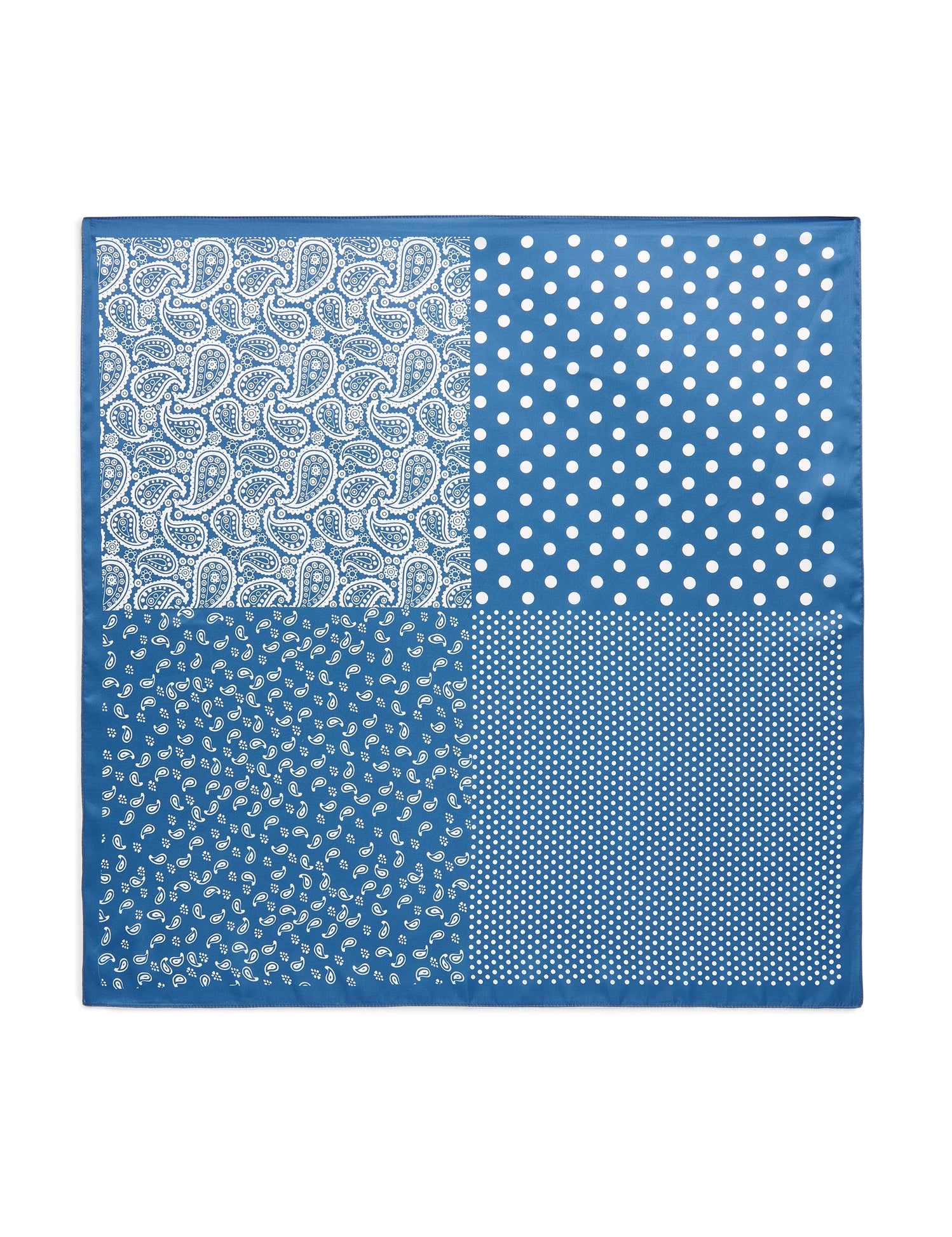 Paisley Square Scarf - Blue-130 ACCESSORIES-SHIRALEAH-July & June Women's Fashion Boutique Located in San Antonio, Texas