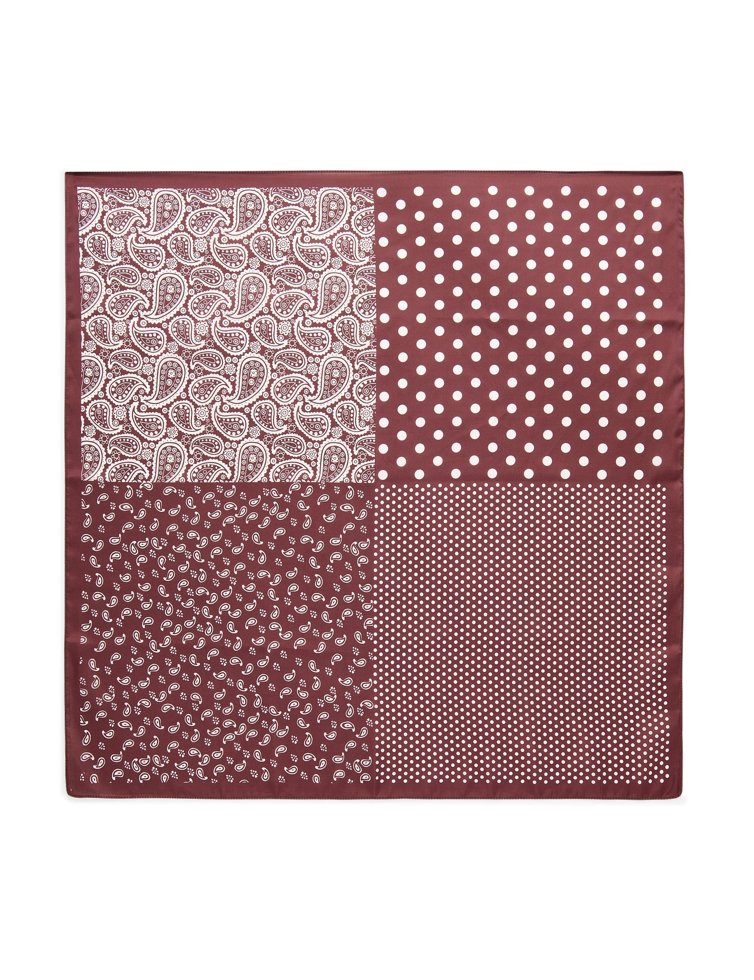 Paisley Square Scarf - Brown-130 ACCESSORIES-SHIRALEAH-July & June Women's Fashion Boutique Located in San Antonio, Texas