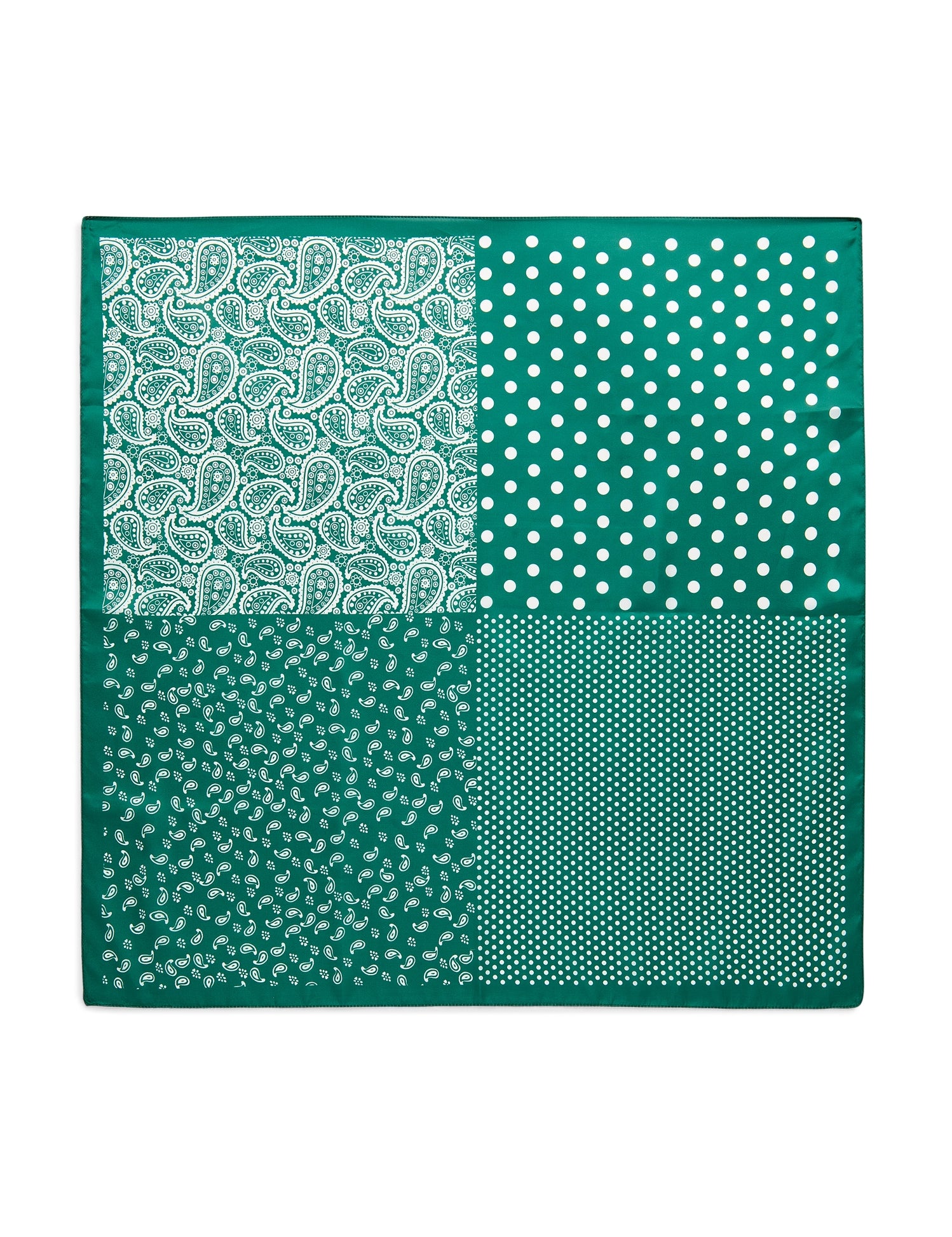 Paisley Square Scarf - Green-130 ACCESSORIES-SHIRALEAH-July & June Women's Fashion Boutique Located in San Antonio, Texas