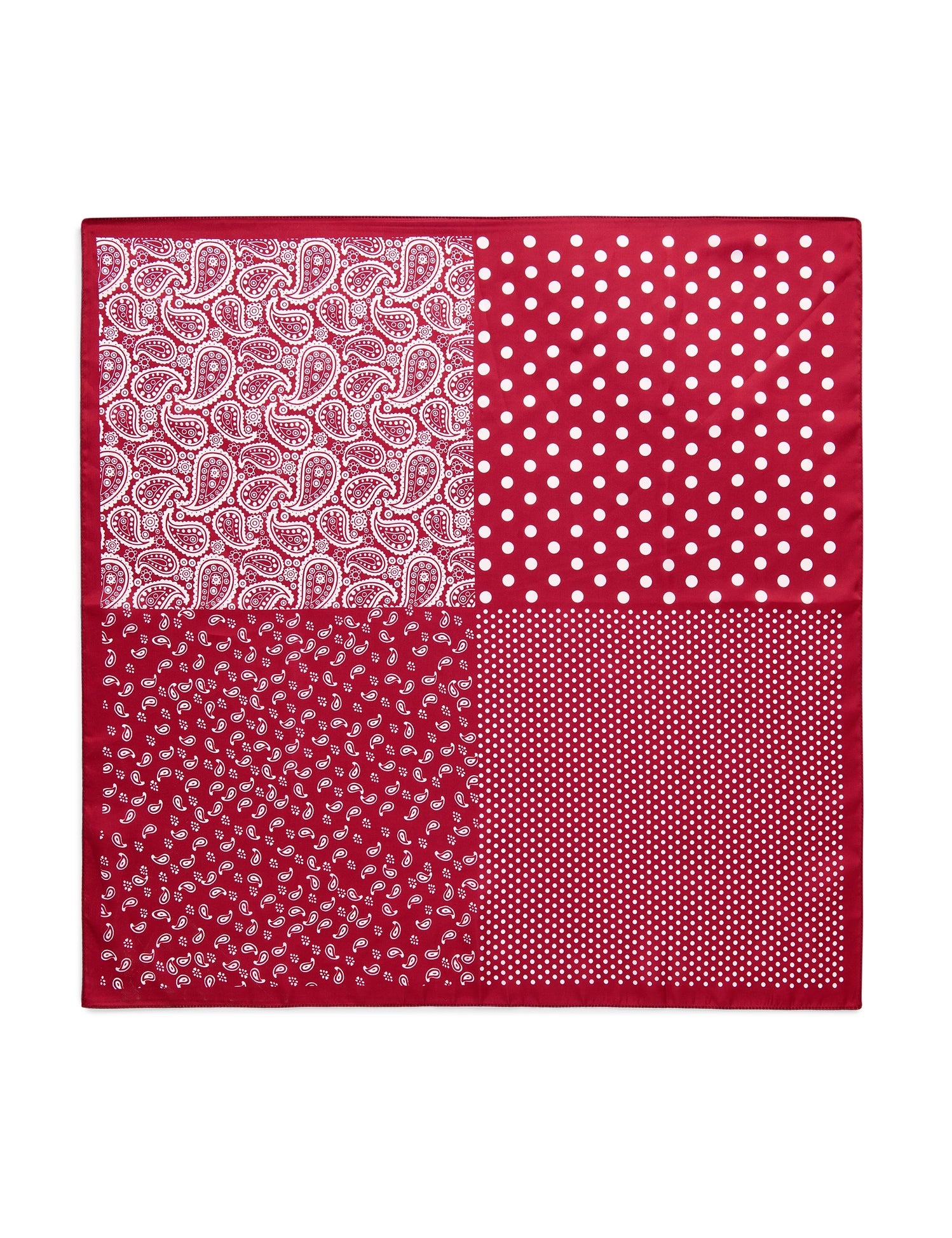 Paisley Square Scarf - Wine-130 ACCESSORIES-SHIRALEAH-July & June Women's Fashion Boutique Located in San Antonio, Texas