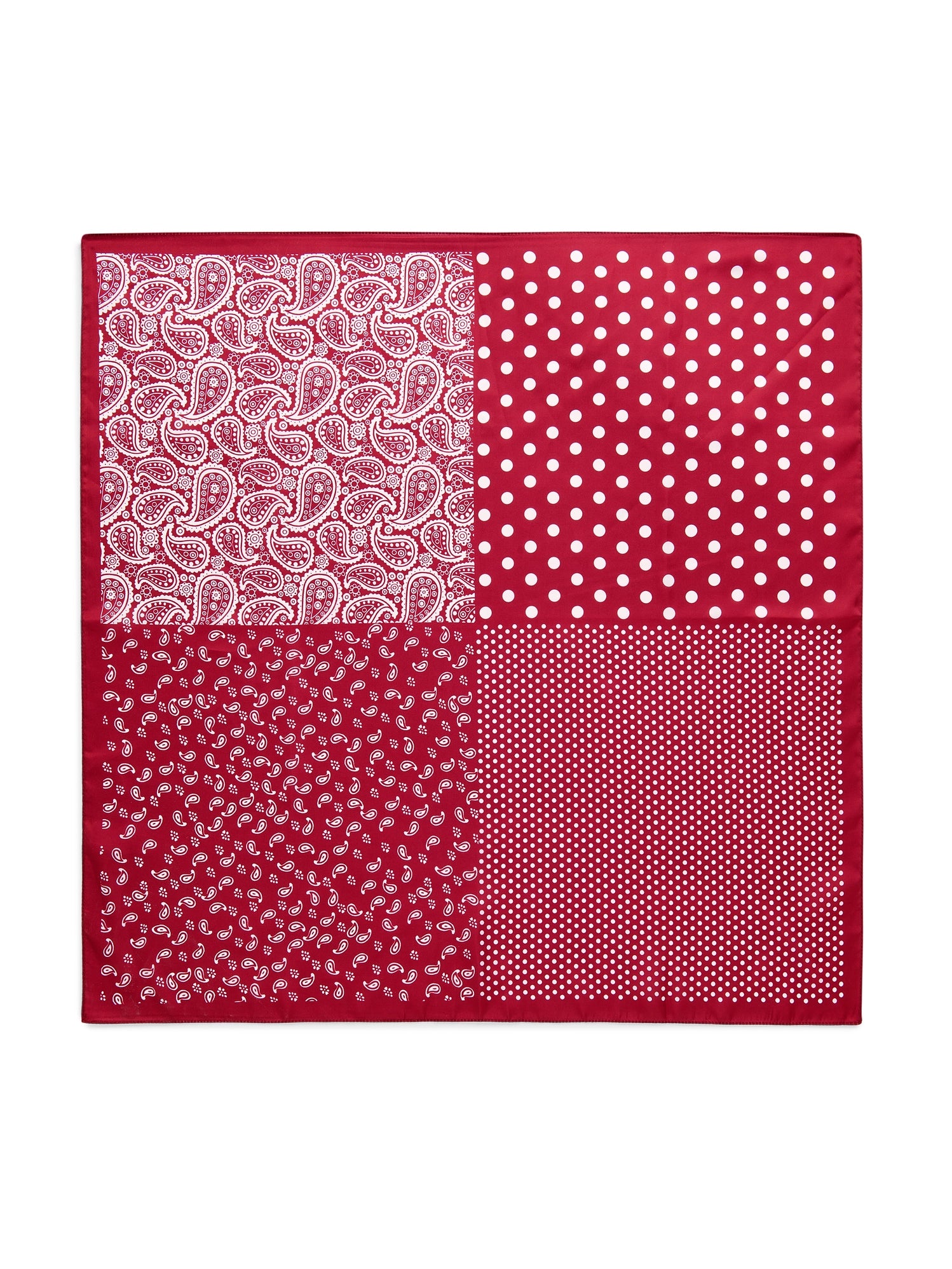 Paisley Square Scarf - Wine-130 ACCESSORIES-SHIRALEAH-July & June Women's Fashion Boutique Located in San Antonio, Texas