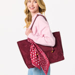 Paisley Square Scarf - Wine-130 ACCESSORIES-SHIRALEAH-July & June Women's Fashion Boutique Located in San Antonio, Texas