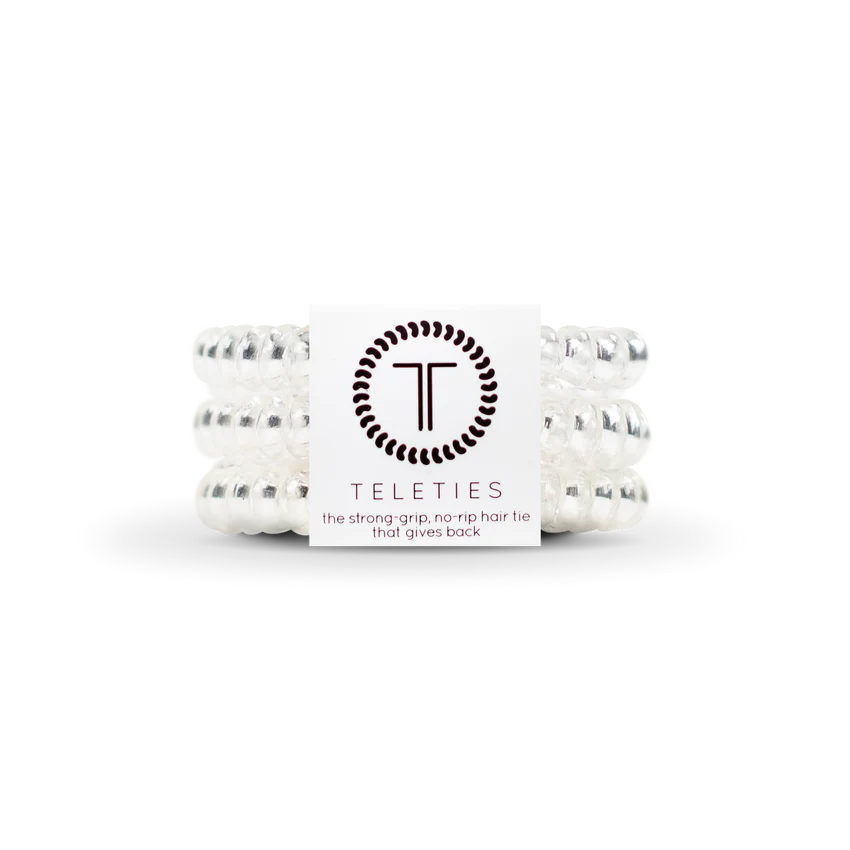 Teleties - Small - Crystal Clear-100 Jewelry / Accessories-Teleties-July & June Women's Boutique, Located in San Antonio, Texas