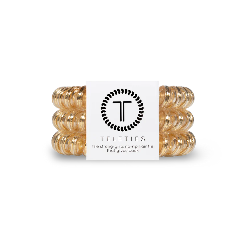Teleties - Large - Good As Gold-110 Jewelry & Hair-Teleties-July & June Women's Boutique, Located in San Antonio, Texas